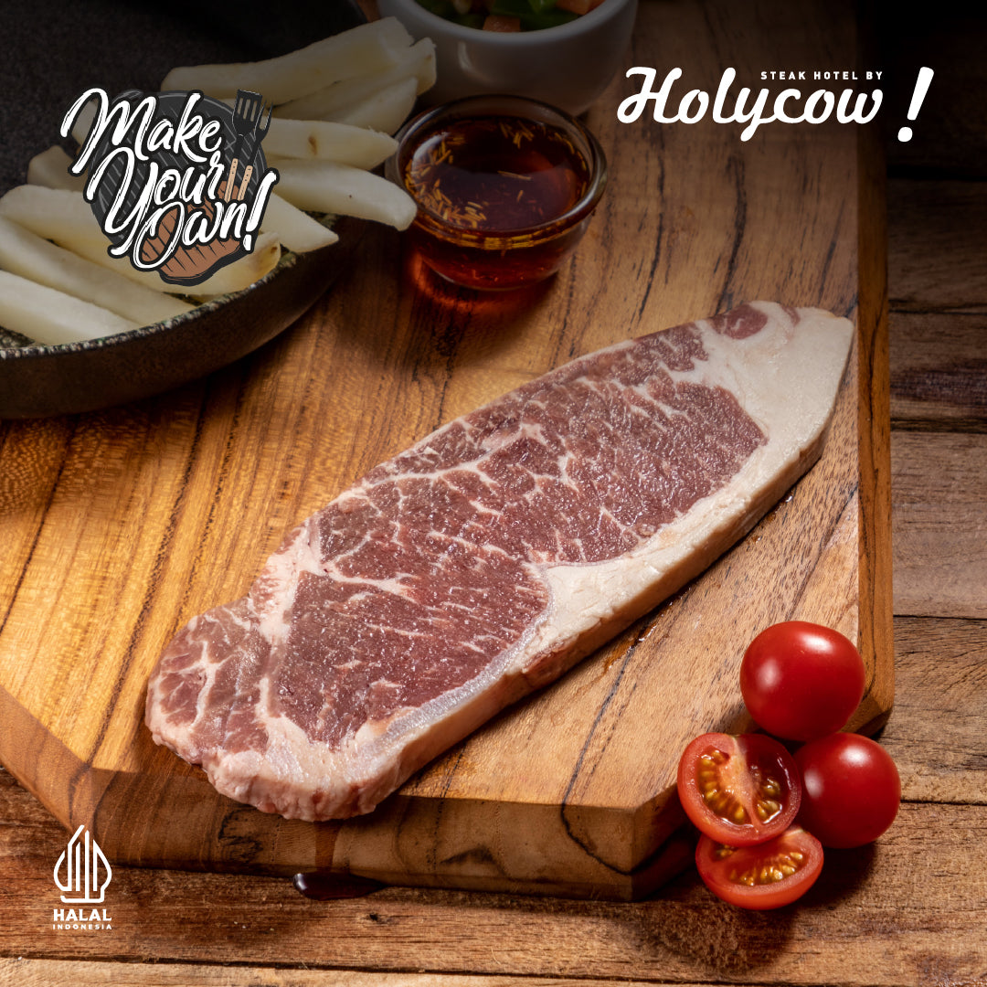 Wagyu Sirloin 200gr Steak Hotel By Holycow